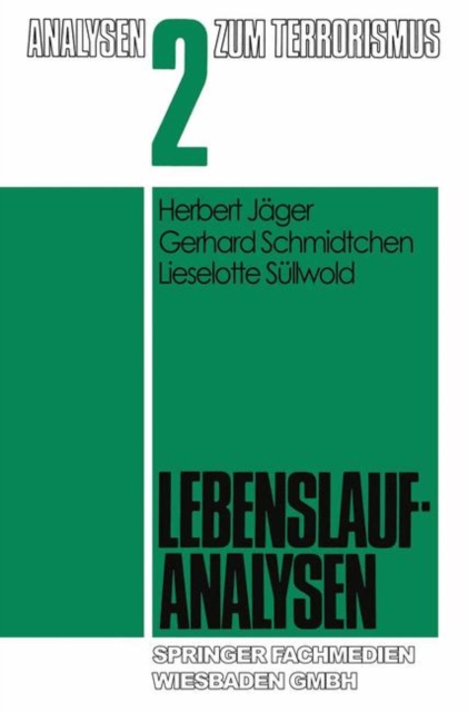 Lebenslaufanalysen, Paperback / softback Book