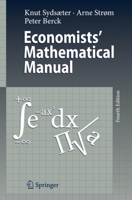 Economists' Mathematical Manual, Hardback Book