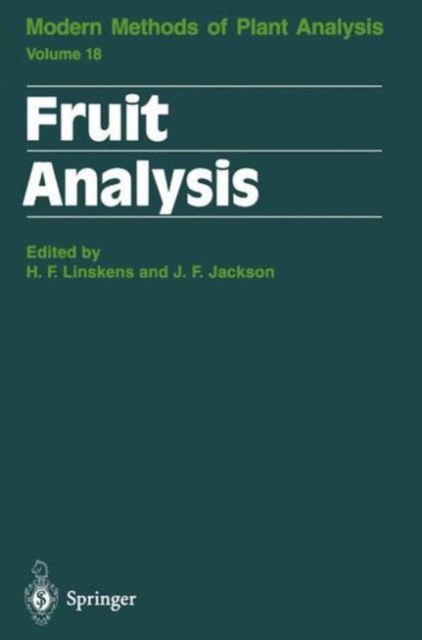 Fruit Analysis, Hardback Book