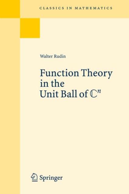 Function Theory in the Unit Ball of Cn, Paperback / softback Book