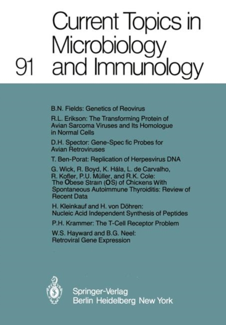 Current Topics in Microbiology and Immunology, Paperback / softback Book