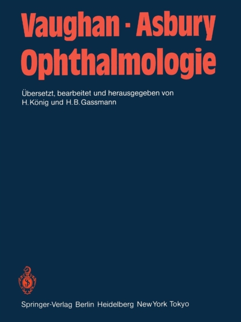 Ophthalmologie, Paperback / softback Book