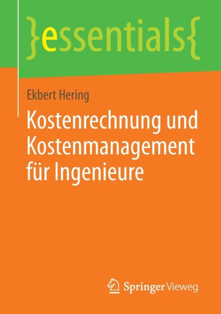Kostenrechnung Und Kostenmanagement Fur Ingenieure, Paperback / softback Book