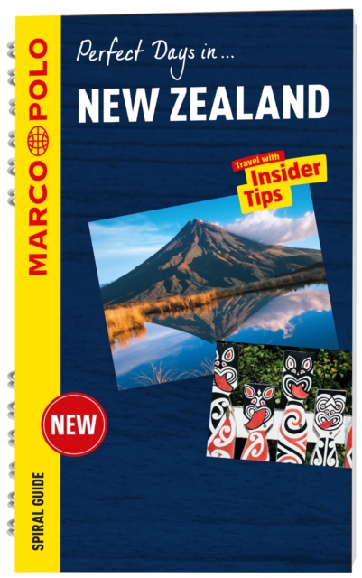 New Zealand Marco Polo Travel Guide - with pull out map, Spiral bound Book