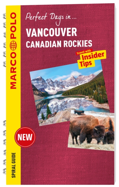 Vancouver & the Canadian Rockies Marco Polo Travel Guide - with pull out map, Spiral bound Book