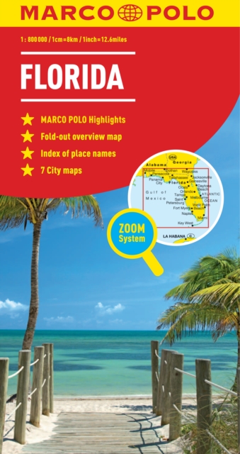 Florida Marco Polo Map, Sheet map, folded Book