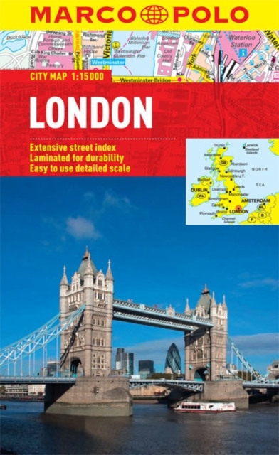 London City Map, Sheet map, folded Book