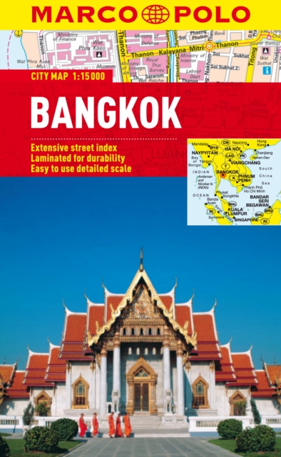 Bangkok Marco Polo City Map, Sheet map, folded Book