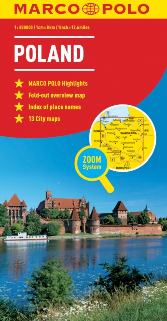 Poland Marco Polo Map, Sheet map, folded Book