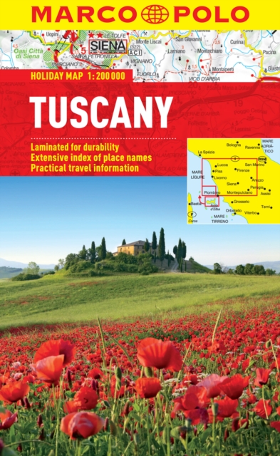 Tuscany Marco Polo Holiday Map, Sheet map, folded Book