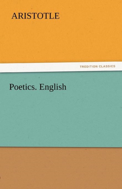 Poetics. English, Paperback / softback Book