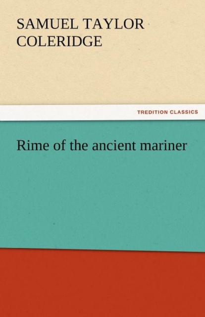 Rime of the Ancient Mariner, Paperback / softback Book