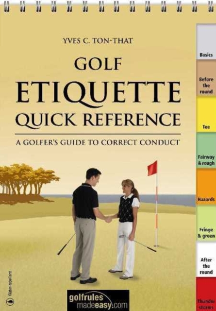 Golf Etiquette Quick Reference (10-pack), Spiral bound Book