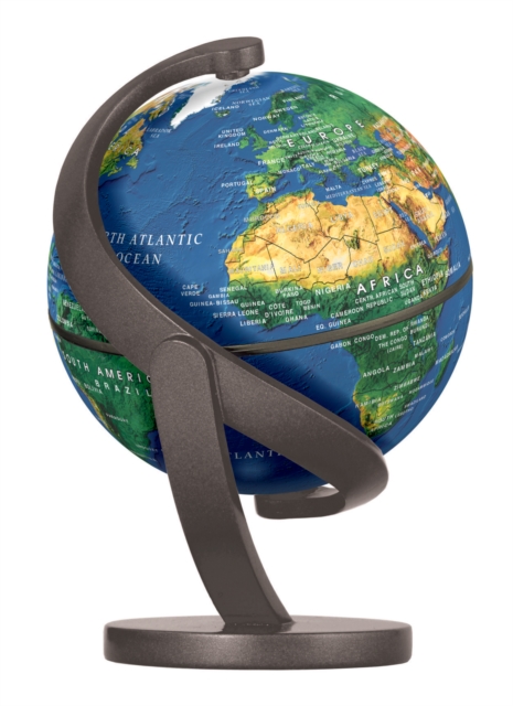 Physical World Globe 10cm : Compact, desk top world globe by Stellanova, Globe Book