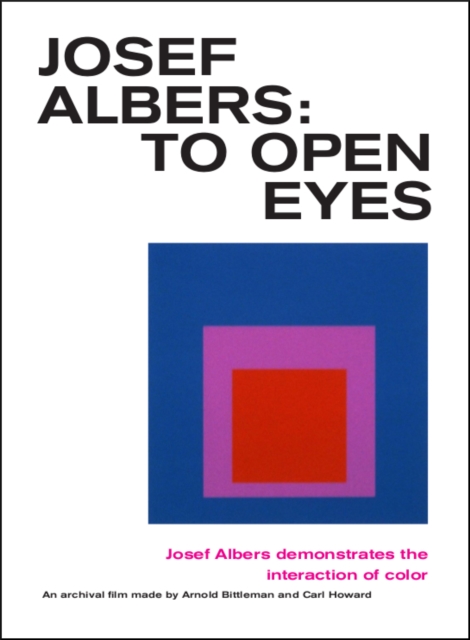 DVD: Josef Albers : To Open Eyes, DVD video Book