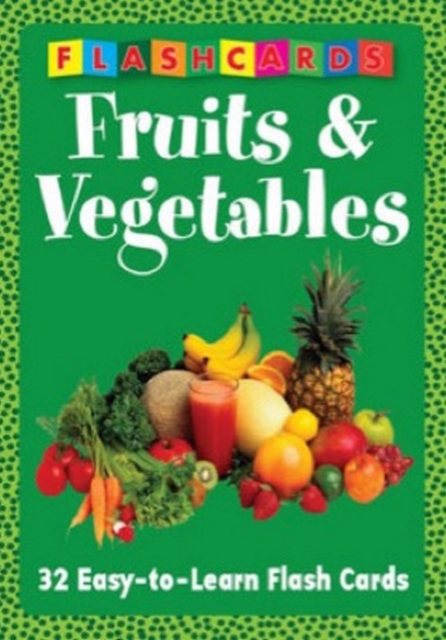 Fruits & Vegetables - Flash Cards, Cards Book