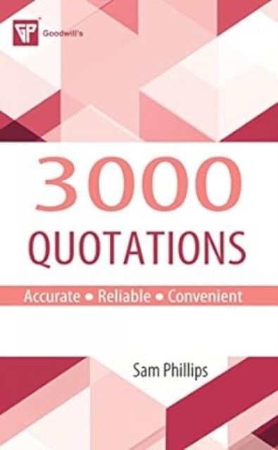 3000 Quotations, Paperback / softback Book