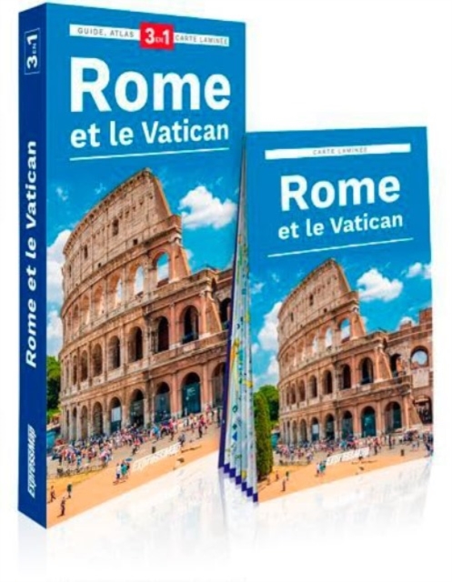 Rome & le Vatican explore guide + atlas + map, Paperback / softback Book