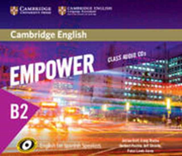 Cambridge English Empower for Spanish Speakers B2 Class Audio CDs (4), CD-Audio Book