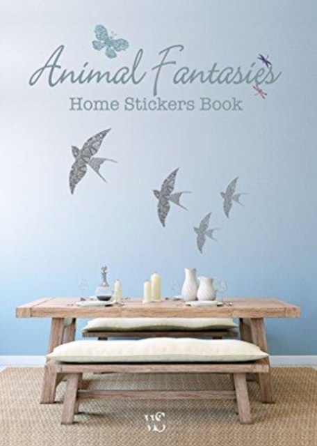 Animal Fantasies : Home Stickers Colouring Set, Hardback Book