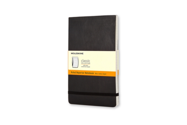 Moleskine Soft Cover Pocket Ruled Reporter Notebook: Black, Notebook / blank book Book