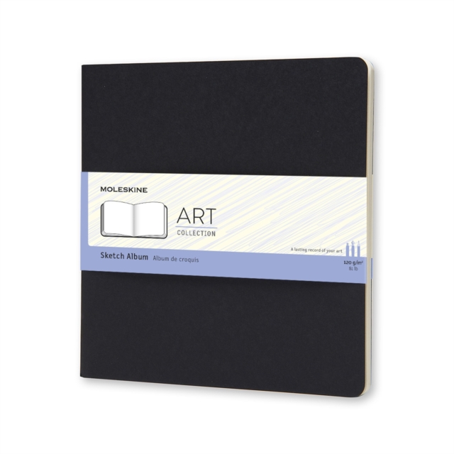 Moleskine Square Art Plus Cahier Sketch Album Black, Notebook / blank book Book