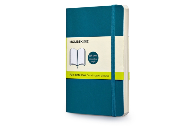 Moleskine Soft Cover Underwater Blue Pocket Plain Notebook, Notebook / blank book Book