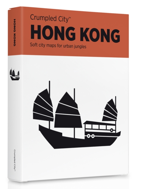 Hong Kong Crumpled City Map, Sheet map Book
