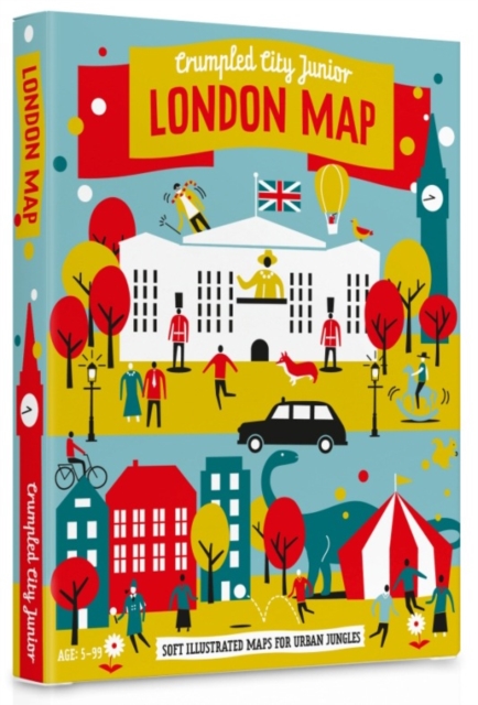 Junior London Crumpled City Map, Sheet map Book