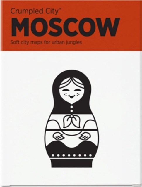 Moscow Crumpled City Map, Sheet map Book