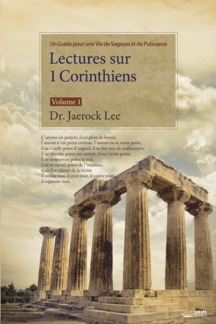 Lectures sur 1 Corinthiens : Volume 1: Lectures on the First Corinthians I (French), Paperback / softback Book