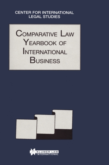 Comparative Law Yearbook Of International Business 1996, Hardback Book