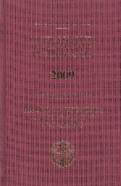 Reports of judgments, advisory opinions and orders 2009, Hardback Book