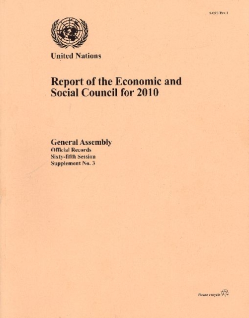 United Nations Environment Programme : Report of the Twenty-sixth Session of the Governing Council, 21 - 24 February 2011, Paperback Book