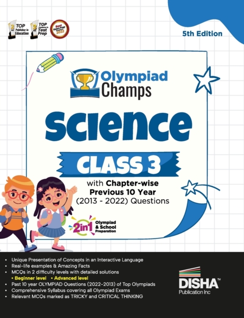 Olympiad Champs Science Class 3 with Chapter-Wise Previous 10 Year (2013 - 2022) Questions Complete Prep Guide with Theory, Pyqs, Past & Practice Exercise, Paperback / softback Book