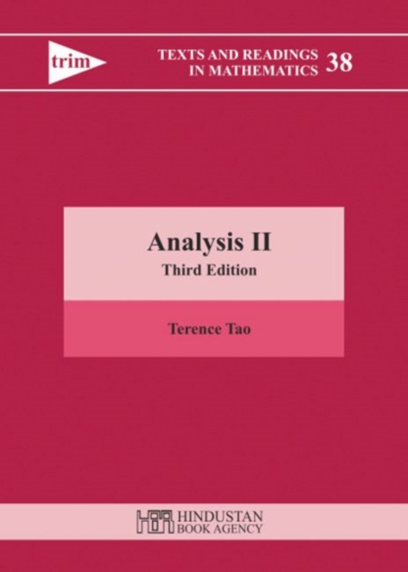 Analysis II, Hardback Book