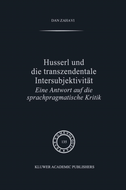 Husserl und die Transzendentale Intersubjektivitat, Paperback / softback Book