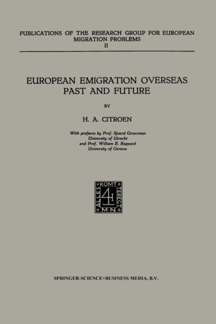 European Emigration Overseas Past and Future, Paperback / softback Book