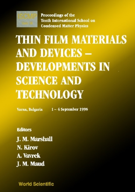 Thin Film Materials And Devices: Developments In Science And Technology: Proceedings Of The Tenth International School, PDF eBook