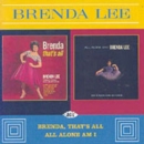Brenda, That's All/All Alone Am I - CD