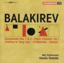 Symphony No. 1, King Lear Overture, in Bohemia (Sinaisky) - CD
