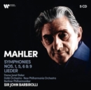 Mahler: Symphonies Nos. 1, 5, 6 & 9/Lieder - CD