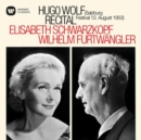 Hugo Wolf: Recital (Salzburg Festival 12. August 1953) - CD