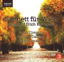 Sonnett Fur Wien: Songs of Erich Korngold - CD