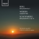 Berg: String Quartet, Op. 3/Webern: Langsamer Satz/... - CD