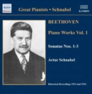 Piano Works Vol 1, Sonatas 1-3 (Schnabel) - CD