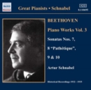 Piano Works Vol. 3: Sonatas Nos. 7, 8, 9 and 10 (Schnabel) - CD