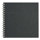 8x8 Posh Pig Off White Paper 35lvs Black Silk - Book