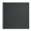 11x11 Posh Pig White Paper 35lvs Black Silk - Book