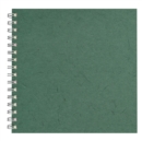 8x8 Posh Pig White Paper 35lvs Dark Green Silk - Book